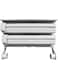 Dubai Gallery Plastic And Paper Dispenser And Holder White