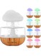 Rain Cloud Night Light Aromatherapy Humidifier Essential Oil Diffuser   380ML 7-Color Night Light with 3 Power Levels, Water Drop Sound, Cold Fog for Sleep