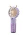 Tazweeq Portable Handheld Fan, Portable humidifier for Makeup, Office, Outdoor, Travel, Beach, Home-Purple