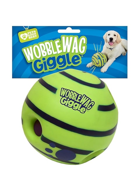 Wobble Wag Giggle Ball, Interactive Dog Toy, Fun Giggle Sounds, As Seen On Tv