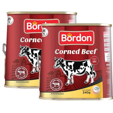 Bordon Corned Beef, 340g Pack of 2