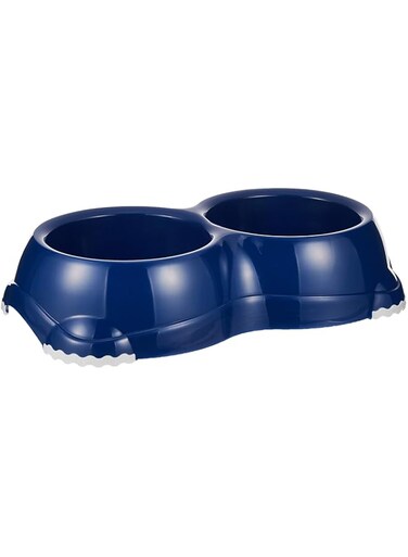 Moderna Double Smarty Pet Bowl, 2 X 645 Ml, Blueberry Color