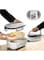 YAH Bento Lunch Box - Leak-Proof, BPA-Free, 2 Layers with 6 Compartments, Microwave &amp; Dishwasher Safe, Includes Cutlery &amp; Handle for Carrying
