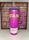 Reverb 40oz Insulated Stainless Steel Travel Mug &acirc;&euro;&ldquo; Hot Magenta Double-Wall Tumbler with Spill-Proof Lid &amp; Reusable Straw &acirc;&euro;&ldquo; Keeps Drinks Hot or Cold for Hours &acirc;&euro;&ldquo; Large Leak-Resistant Eco-Friendly Cup for Travel, Office, Gym &amp; Daily Hydration
