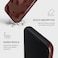 جراب Burga Eternal Premium لهاتف iPhone 17 Pro، متوافق مع غطاء صلب مزدوج الطبقات مع حماية من السيليكون - غطاء مقاوم للخدوش والصدمات