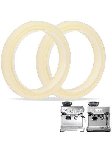 54mm Silicone Steam Ring, 2Pcs Silicone Gasket Breville Accessories for Breville Espresso Machine 878/870/860/840/810/500/450/ Sage 500/870/875/880/810/878 No BPA Grouphead Gasket Replacement Part