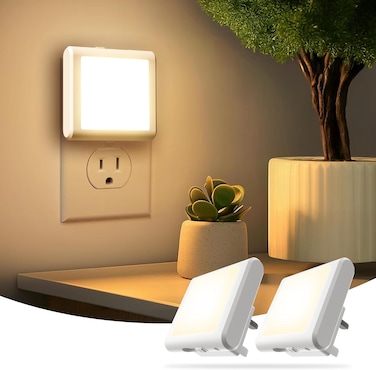 Baytion 0.5W Night Lights Warm Yellow Light 2 Pack
