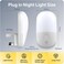 Baytion LED Night Light 0.5W Warm Yellow Light 2PCS
