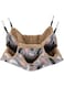 Petmolico Small Pet Hanging Triple-Layer Warm Hammock Bed Cage Accessories Bedding Hideout Playing Sleeping for Parrot Sugar Glider Ferret Squirrel Hamster Rat, Brown Feather
