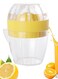 Squeezer,Small Hand Juicer Squeezer With Measuring Cup and Strainer - Kitchen Gadgets, Citrus Press, Multifunctional Fruit Squeezer For Lemon Lime Orange