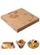 100Pcs Parchment Paper Wax Paper Sheets for Food, Sandwich Wrapping Paper, Basket Liners Food Picnic Paper Sheets Greaseproof Wrapping Sheets, 25x25cm