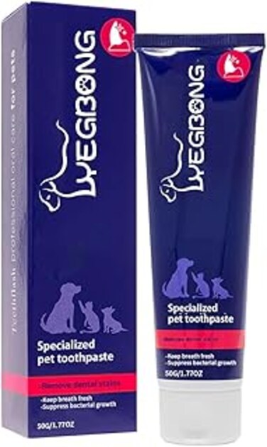 Natural Canine Toothpaste Whiten Teeth And Eliminate Bad Breath Organic And Natural Peppermint Extract For Dog Cat Pet Supplies