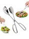 Inch Salad Tongs for Serving, Scissor Style Kitchen Tongs for Cooking for Buffet Serving Tongs for Cooking, Grilling, Salad Serving Utensils