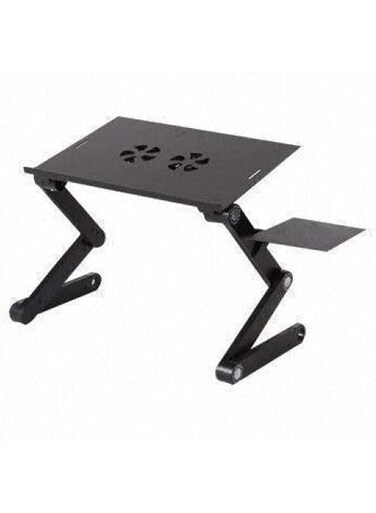Foldable Laptop Stand With 2 Cooling Fan E Table