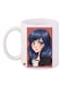 Cartoon Girl Printed Coffee Mug White/Blue/Pink