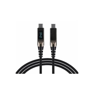 240W Type-C to Type-C Fast Charging Cable with LED Display