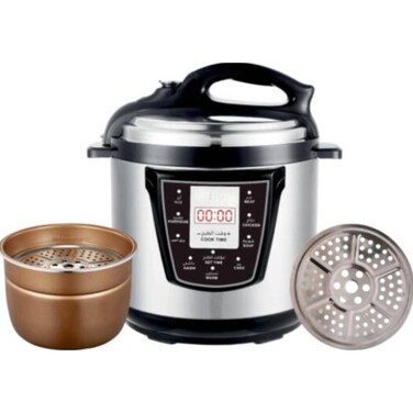 12L Electric Pressure Cooker with Mandi Grill, 1500W High Capacity Multi-Function Cooker