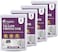 Cotton Pillow Protectors - Breathable 100% Cotton Zippered Covers, Pack of 4