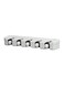 Multi-Functional Wall Rack Grey 45x6x7.5cm