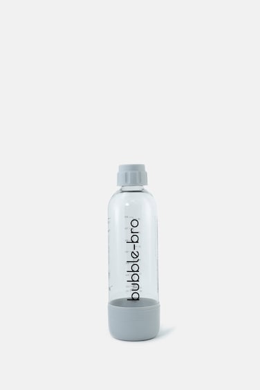 bubblebro 500ML BPA-Free Bottle - for use with bubblebro Origin Sparkling Water Maker (Grey)