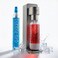 bubblebro Versa Soda Maker Starter Kit - Comes with a 1L BPA-Free Carbonating Bottle and a 60L CO₂ Cylinder - Carbonate Any Drink (Metallic Grey)