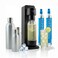 bubblebro Versa Stainless Steel Edition - Comes with 2 x 60L CO₂ Cylinders, 1 x additional 1L SS Bottle &amp; 2 x 500ML SS Bottles - Carbonate Any Drink - Limited Edition (Black)