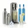 bubblebro Versa Stainless Steel Edition - Comes with 2 x 60L CO₂ Cylinders, 1 x additional 1L SS Bottle &amp; 2 x 500ML SS Bottles - Carbonate Any Drink - Limited Edition (Metallic Grey)