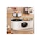 Digital Electric Hot Pot with Dual Non-stick Pots,LED Display, Temperature Control, White&amp; Rose Gold