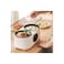 Digital Electric Hot Pot with Dual Non-stick Pots,LED Display, Temperature Control, White&amp; Rose Gold