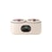 Digital Electric Hot Pot with Dual Non-stick Pots,LED Display, Temperature Control, White&amp; Rose Gold