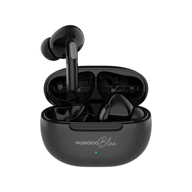 Porodo Blue Voxara TWS Wireless Earbuds Bluetooth 5.3, USB-C Charging, 5H Playtime, Quick Pair