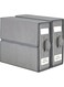 Bed Sheet Organizers and Storage，Foldable Storage Box for Duvet Cover Set，Sheets Set Folder Keeper with Clear Window (Queen or King Size) Organizing Bedding Container with Zipper, for Bedding Clothes
