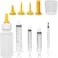 Pet Nursing Bottle,Puppy Bottles for Nursing, Miracle Nipple, Kitten Nursing Bottle, Mini Pet Feeding Bottle and Syringes with Nipples for Newborn Rabbits, Small Animals, Squirrel