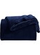 East Lightweight Summer Blanket King Size 310 GSM Extra Soft Fleece All Season Blanket Bed And Sofa Throw Dark Blue 220 x 230cm