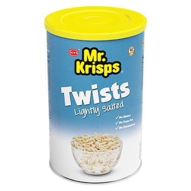 أن في أي  مستر كريسبس تويست حلقات مملحة قليلاً، 75 غرام
