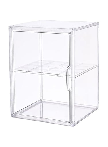 Tazweeq Large Bread Box for Kitchen Countertop, Adjustable Food Safe Clear Bread Storage for Bread, Bagel, Muffins, Donut and Cookies