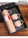 3-Piece Stainless Steel Gift Set Vacuum Thermal Mug Flask Bottle with 2 Extra Cup Set Leak-proof Mug Insulated Travel Business Trip Water Bottle Thermos Hot &amp; Cold Up to 12 Hours 500ml&iuml;&frac14;&OElig;Stainless Steel Thermo Vacuum Insulated Bottle with Cup for Coffee Hot Drink and Cold Drink Water Flask Bottle Tea Coffee Travel Thermos Mug Bottle