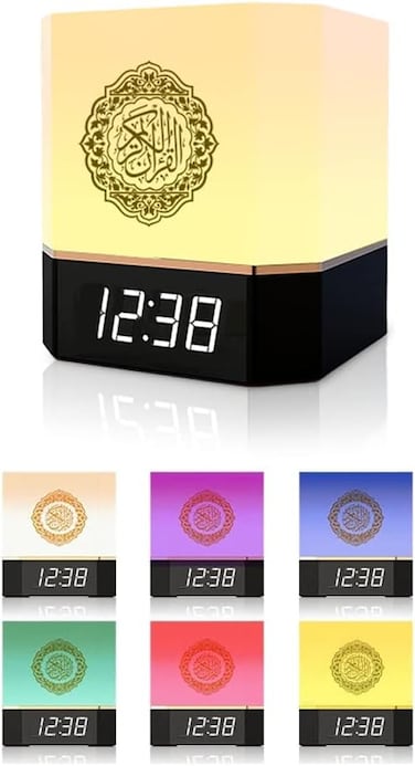 Crony SQ-303 Quran Cube Quran Speakers LED Touch Lamps Kaaba LED