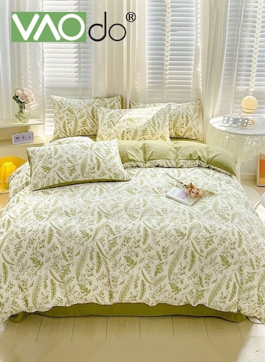 4PCS Comforter Set, All Season Luxury Bedding Set, with Comforters, Sheets, Pillowcases Duvet Cover Set