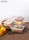 20-Pieces,1000 ml Thickened Meal Prep Containers,Reusable Heatable Food Storage Circular Containers WIth Lids For Packing,Storage,17*11*6.5CM,Clear
