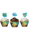 Creative Converting Ocean Party Cupcake Wrappers With Picks 12 Pieces