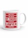 Your Wall Raising a Lawyer Funny Quote Printed Ceramic Coffee Mug 325ml, Perfect Gifting by Spoil Your Wall