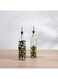 Home Olive Printed 2-Piece Oil Vinegar Bottle 520Ml - Clear