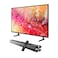 Samsung 85-Inch Crystal UHD DU7000 4K Tizen OS Smart TV with HDR 10+, PurColor, Knox Security With 2.0 Channel Soundbar 30W, HDMI ARC, Bluetooth, USB, MP3, FM Station