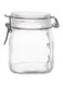 Fido Clip Jar Clear/Silver