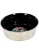 Zolux Diamonds Stainless Non-Slip Dog Bowls - Black 1.15L