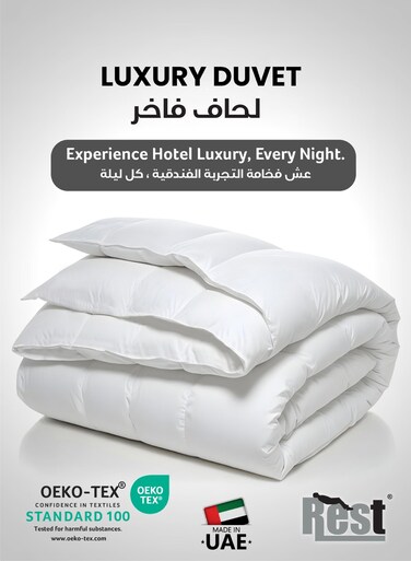 Luxury Hotel Duvet 160X220 cm &acirc;&euro;&ldquo; Ultra Soft Comforter, Premium Quality, Down Alternative Filling, All Season Duvet Cover Insert , Made in UAE