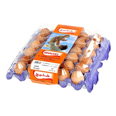 Khaleej, Brown Large Eggs, Pack of 30