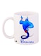 Brandon Printed Coffee Mug White/Blue/Orange