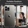 Muzz Crystal Clear Case for iPhone 14 Pro Max, Silicone, TPU Material, Ultra Thin, Transparent (iPhone 14 Pro Max)